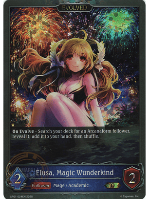 Elusa, Magic Wunderkind (Evolved) - SP01-024EN - Gold
