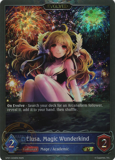 Elusa, Magic Wunderkind (Evolved) - SP01-024EN - Gold