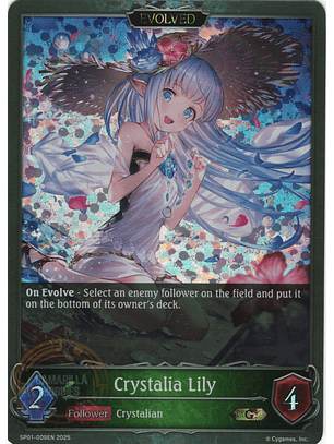 Crystalia Lily (Evolved) - SP01-009EN - Gold