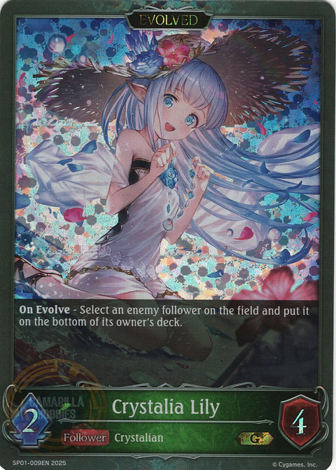 Crystalia Lily (Evolved) - SP01-009EN - Gold