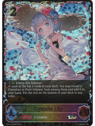 Crystalia Lily - SP01-SL08EN - Super Legendary