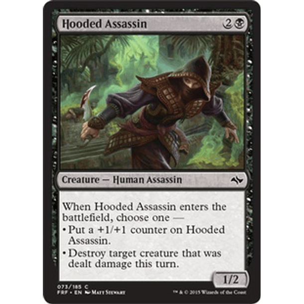 Hooded Assassin - FRF - C  1