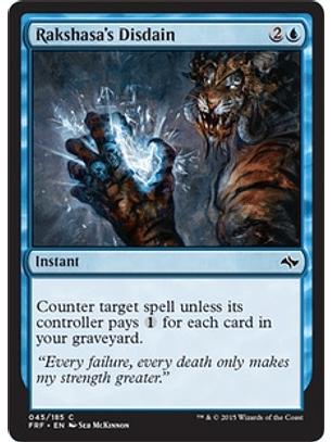 Rakshasa's Disdain - FRF - C 