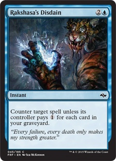 Rakshasa's Disdain - FRF - C 
