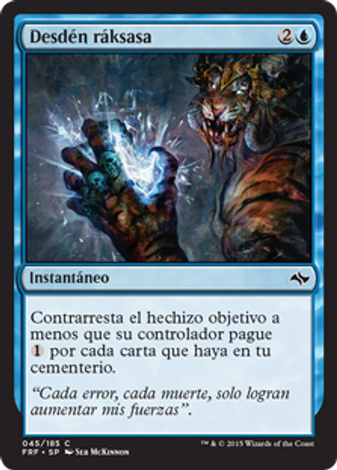 Rakshasa's Disdain - FRF - C 