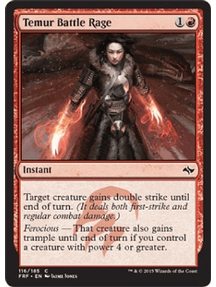Temur Battle Rage - FRF - C 
