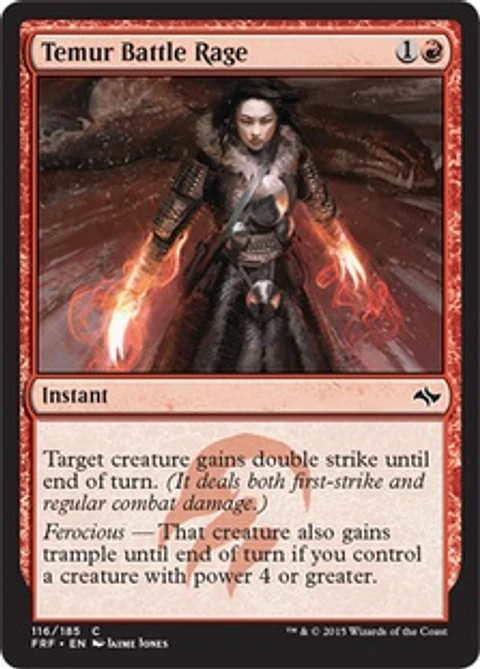 Temur Battle Rage - FRF - C 