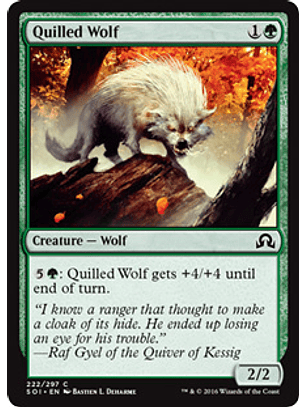 Quilled Wolf - SOI - C 
