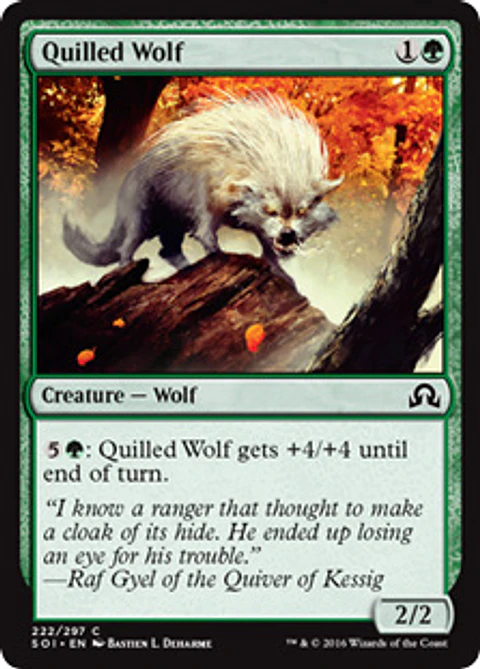 Quilled Wolf - SOI - C 
