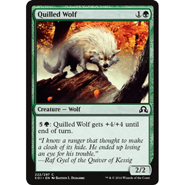 Quilled Wolf - SOI - C 