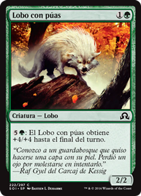 Quilled Wolf - SOI - C 