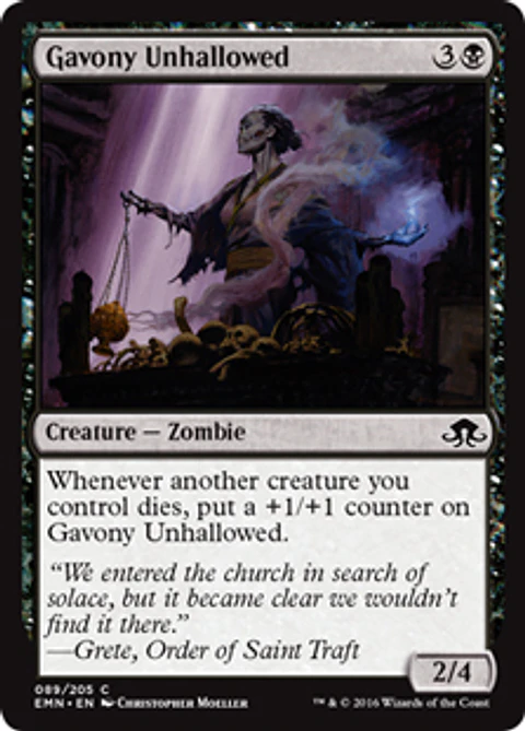 Gavony Unhallowed - EMN - C 