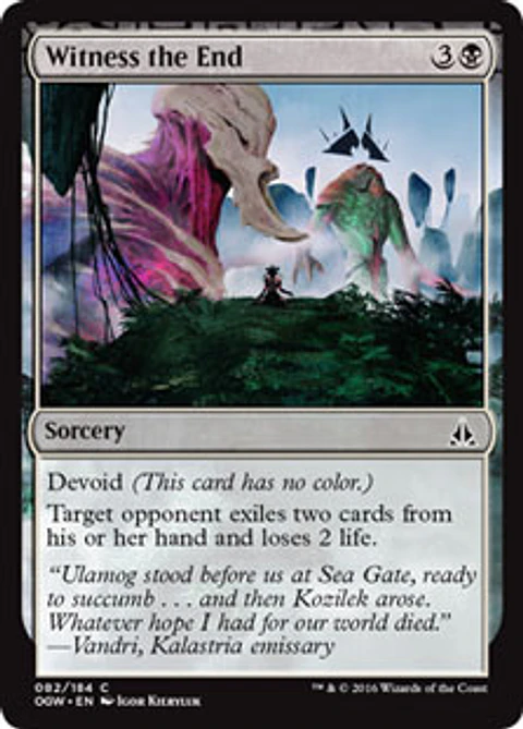 Witness the End - OGW - C 