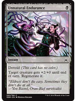 Unnatural Endurance - OGW - C 