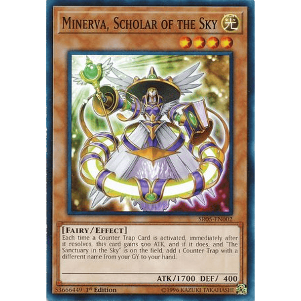 Minerva, Scholar of the Sky - SR05-EN002 - Common