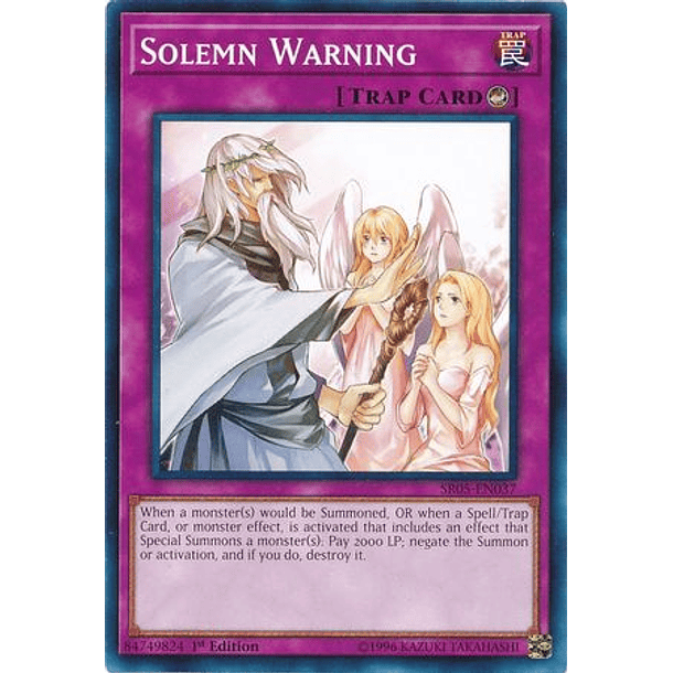 Solemn Warning - SR05-EN037 - Common 