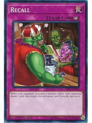 Recall - SR05-EN040 - Common 