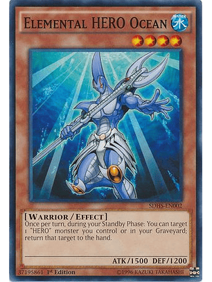 Elemental Hero Ocean - SDHS-EN002 - Common