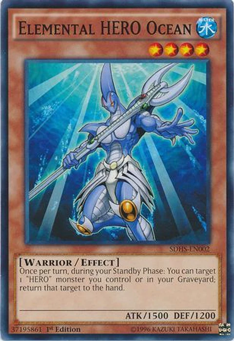 Elemental Hero Ocean - SDHS-EN002 - Common