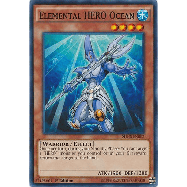 Elemental Hero Ocean - SDHS-EN002 - Common