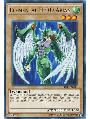 Elemental Hero Avian - SDHS-EN006 - Common