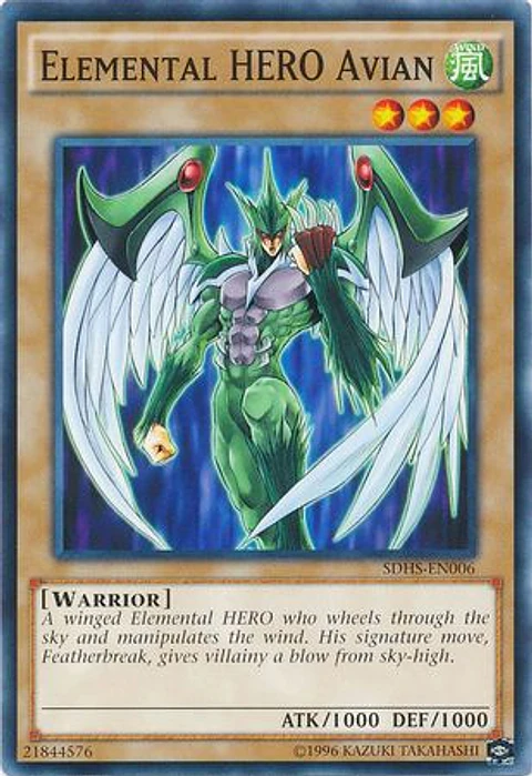 Elemental Hero Avian - SDHS-EN006 - Common