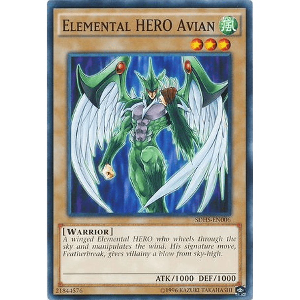 Elemental Hero Avian - SDHS-EN006 - Common