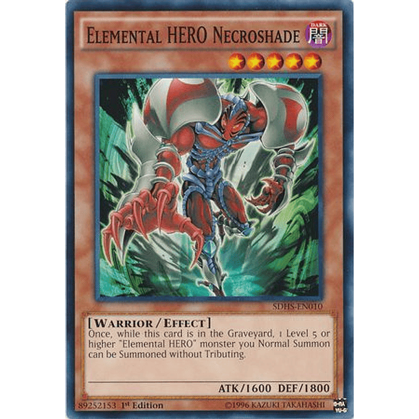 Elemental Hero Necroshade - SDHS-EN010 - Common