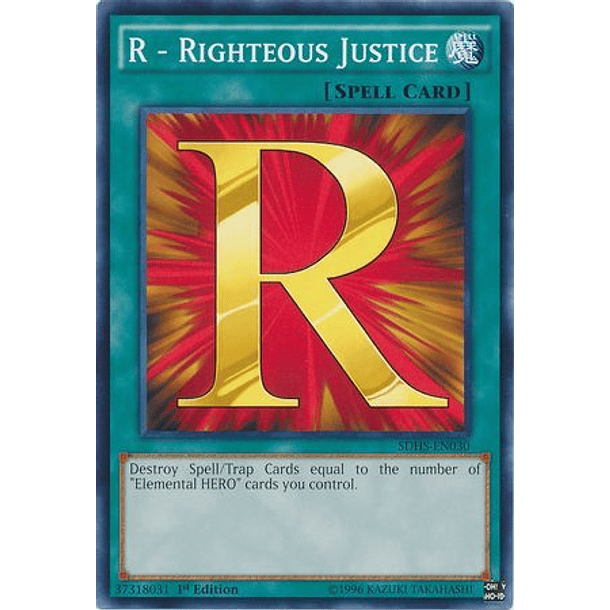 R - Righteous Justice - SDHS-EN030 - Common