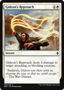 Gideon's Reproach - BFZ - C  1