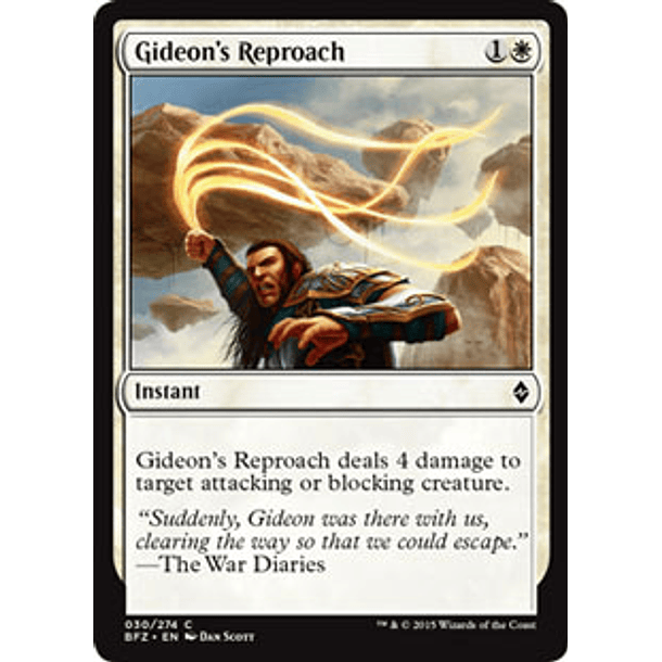 Gideon's Reproach - BFZ - C 