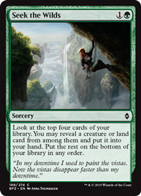 Seek the Wilds - BFZ - C 