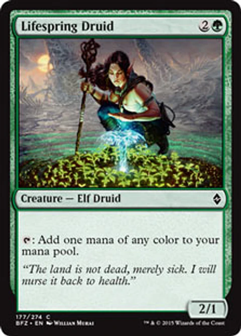 Lifespring Druid - BFZ - C 