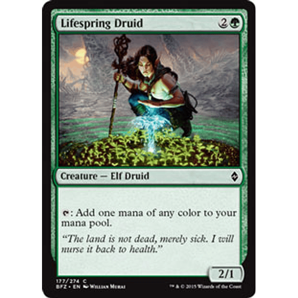 Lifespring Druid - BFZ - C  1