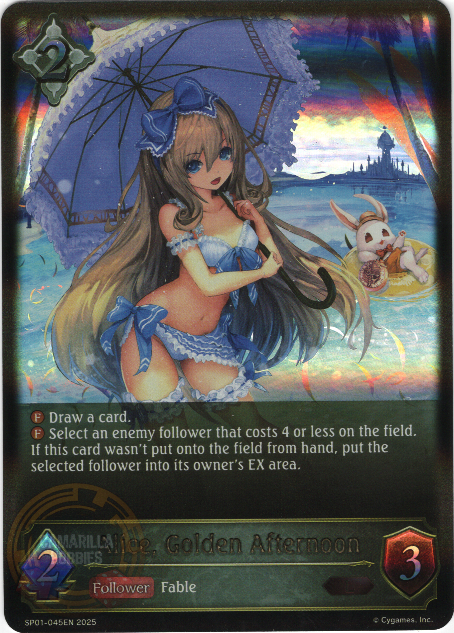 Alice, Golden Afternoon - SP01-045EN - Legendary  1
