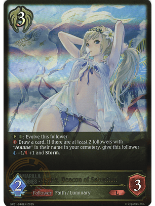 Jeanne, Beacon of Salvation - SP01-040EN - Legendary 