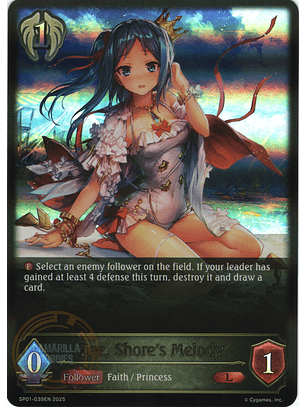 Zoe, Shore's Melody - SP01-039EN - Legendary 