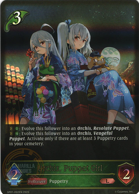 Orchis, Puppet Girl - SP01-002EN - Legendary