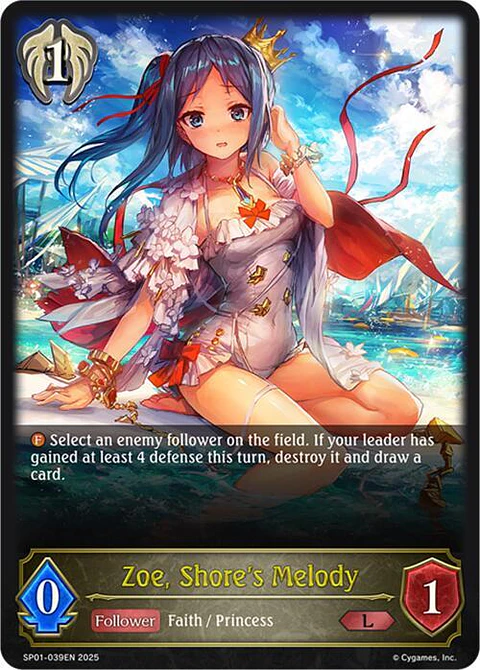 Zoe, Shore's Melody - SP01-039EN - Legendary 