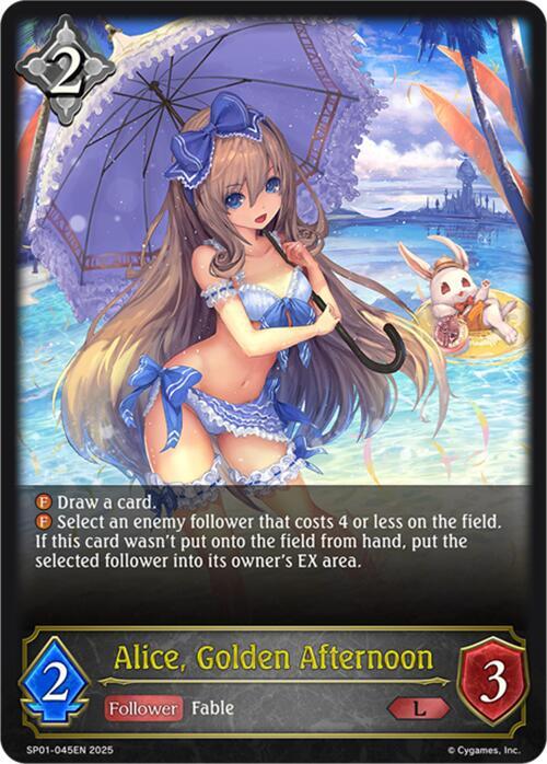 Alice, Golden Afternoon - SP01-045EN - Legendary  2