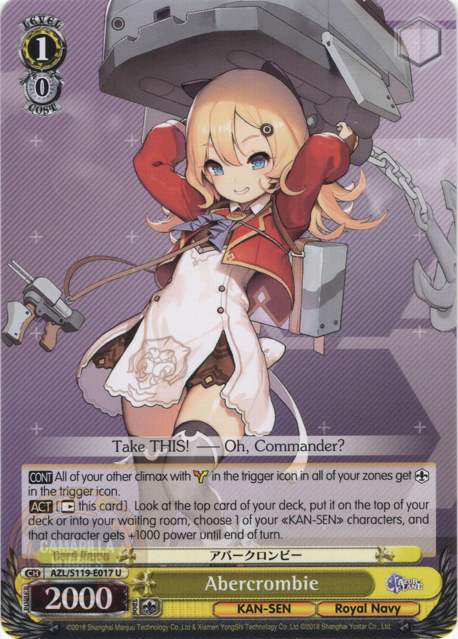 Abercrombie - AZL/S119-E017 - Uncommon  1