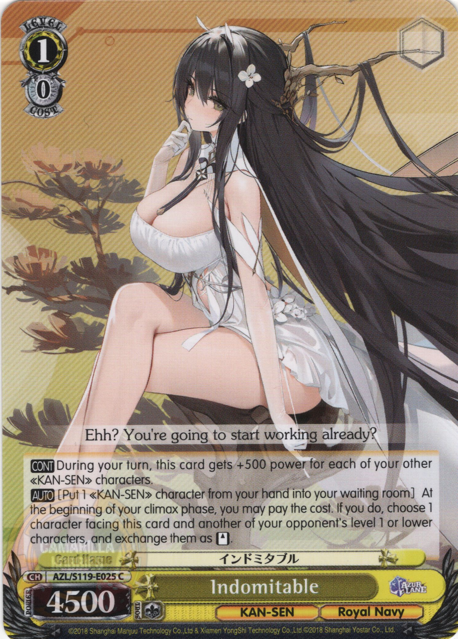 Indomitable - AZL/S119-E025 - Common  1