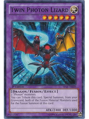 Twin Photon Lizard - SP14-EN020 - Starfoil Rare  