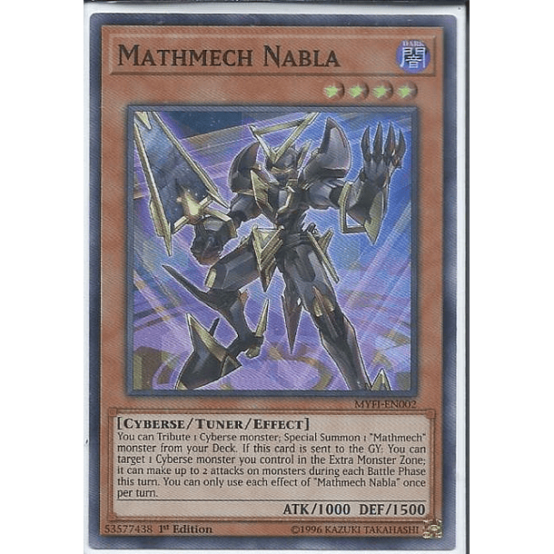 Mathmech Nabla - MYFI-EN002 - Super Rare