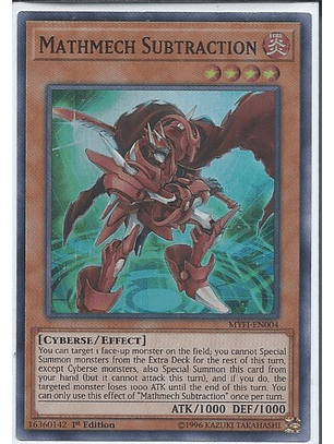 Mathmech Subtraction - MYFI-EN004 - Super Rare