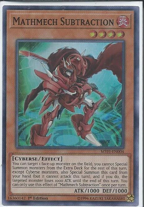 Mathmech Subtraction - MYFI-EN004 - Super Rare