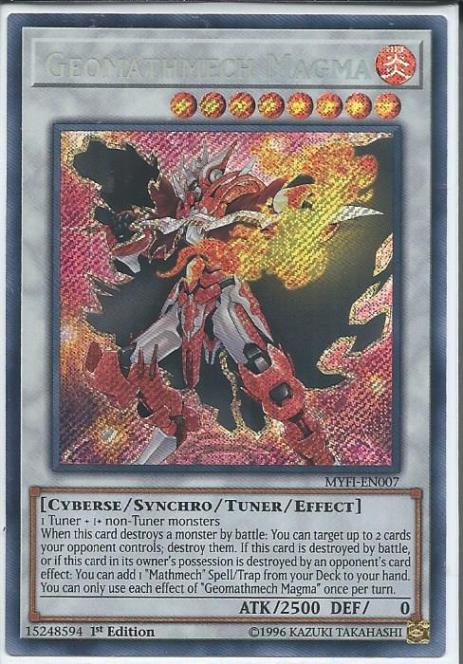Geomathmech Magma - MYFI-EN007 - Secret Rare  1