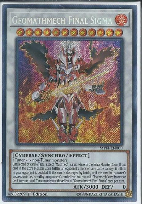Geomathmech Final Sigma - MYFI-EN008 - Secret Rare 