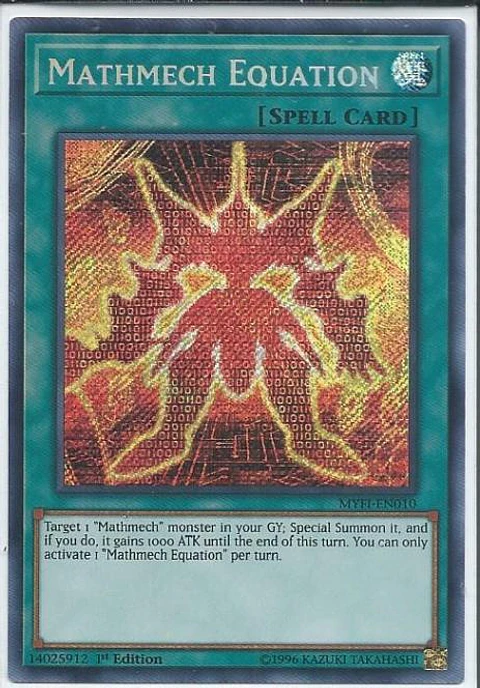 Mathmech Equation - MYFI-EN010 - Secret Rare  