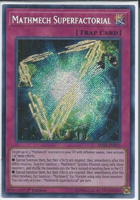 Mathmech Superfactorial - MYFI-EN012 - Secret Rare  1